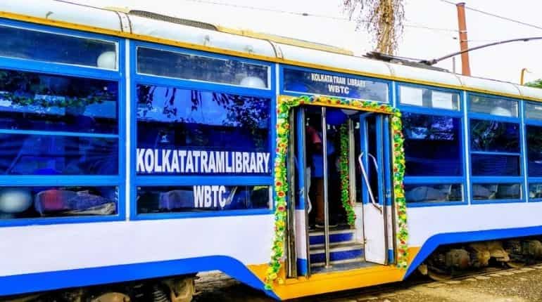 Kolkata launches 'tram library' on College Street Kolkata launches 'tram library' on College Street