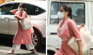 In pics: Sara Ali Khan reached NCB office for questioning in Bollywood drug probe