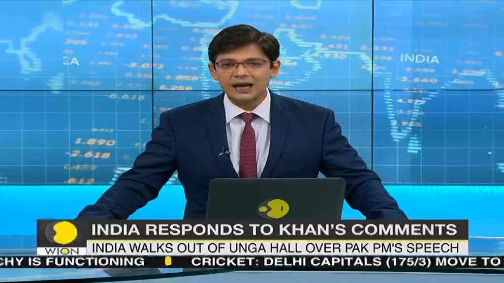 India walks out of UNGA hall over Pak PM's speech