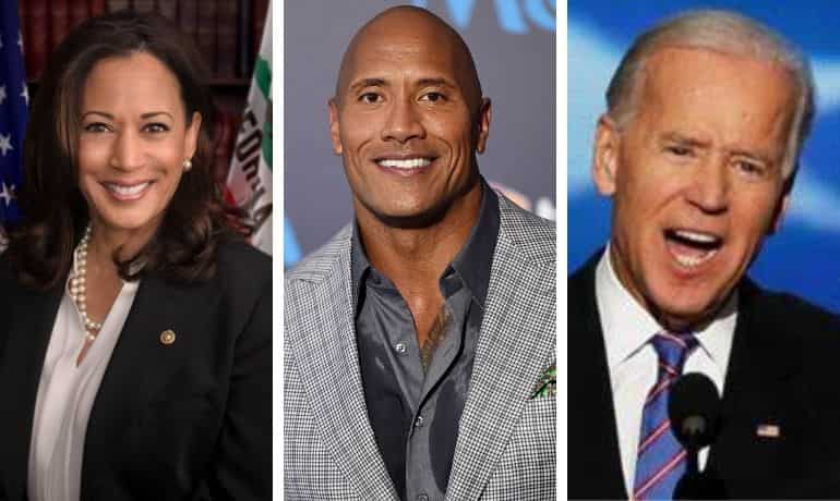 Dwayne Johnson backs Joe Biden-Kamala Harris in 2020 elections: Best choice to lead our country Dwayne Johnson backs Joe Biden-Kamala Harris in 2020 elections: Best choice to lead our country