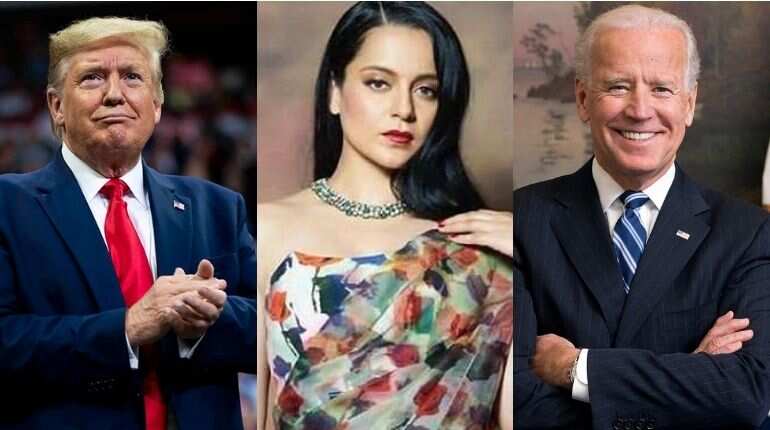 Kangana Ranaut trends as Donald Trump demands Joe Biden to undergo drugs test before presidential debate Kangana Ranaut trends as Donald Trump demands Joe Biden to undergo drugs test before presidential debate