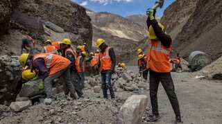 India builds Himalayan bridges and highways amid standoff with China