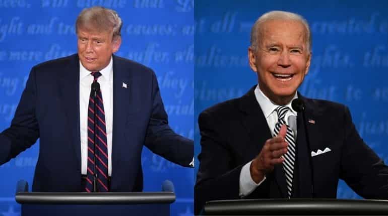 US election 2020: Trump accuses Biden of taking advantage of an 'electronic earpiece'