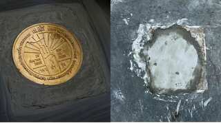 Plaque design defying Thai monarchy turned into Instagram filters, merchandise