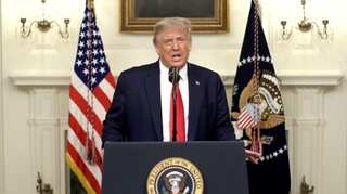 Donald Trump claims 'end of pandemic in sight' at Al Smith Dinner before US election 2020