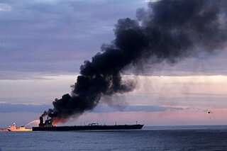 Pay firefighting bill before leaving, Sri Lanka tells stricken oil tanker