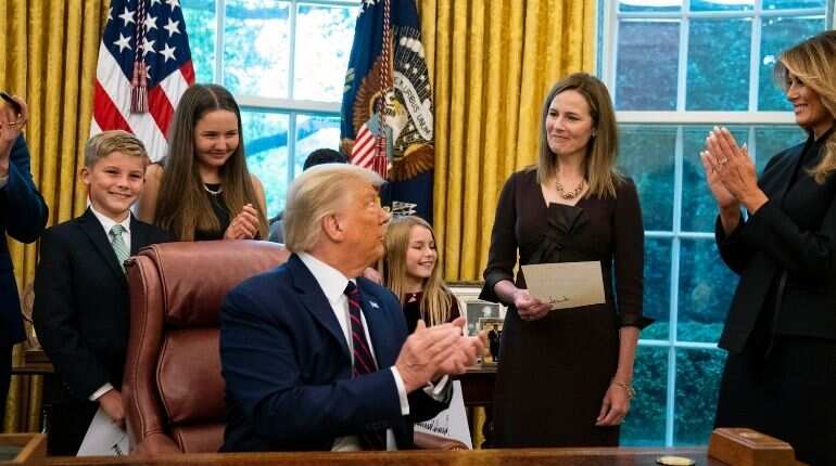 Donald Trump meets Ginsburg predecessor