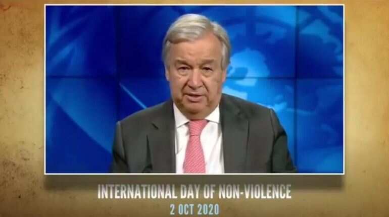 On Gandhi's birth anniversary, UN chief reiterates call for global ceasefire On Gandhi's birth anniversary, UN chief reiterates call for global ceasefire