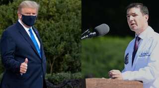 Trump not in any support system, experiencing no breathing problem: Doctor