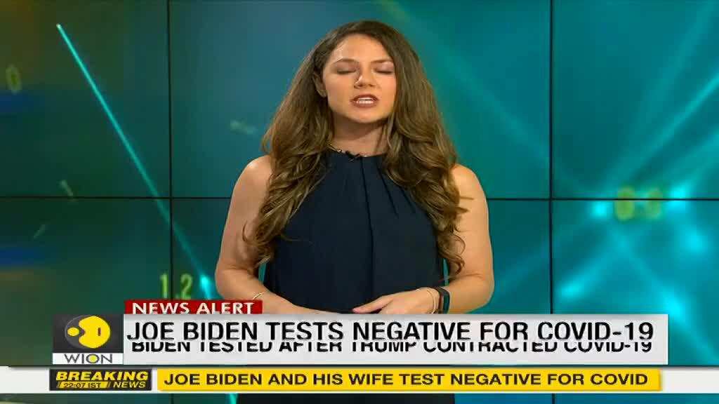 News Alert: Joe Biden and his wife test negative for COVID-19