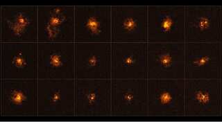 At the edge of time, a litter of galactic puppies