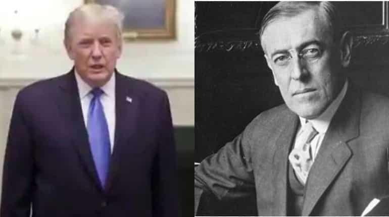 Woodrow Wilson and Donald Trump: Two Presidents, two pandemics and two lies