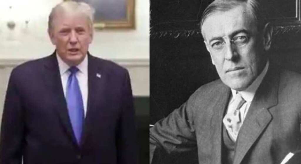 Woodrow Wilson and Donald Trump: Two Presidents, two pandemics and two lies