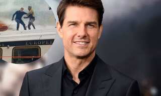 Tom Cruise waves at fans atop a moving train; watch viral video