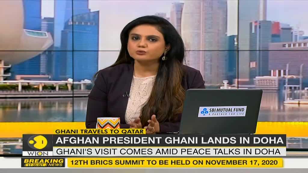 Afghanistan’s president Ashraf Ghani lands in Doha amid peace talks