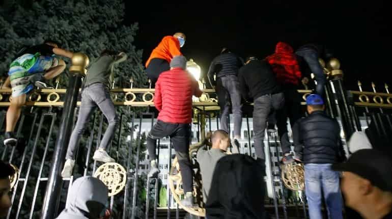 Post-election protests put Kyrgyzstan on brink of revolt Post-election protests put Kyrgyzstan on brink of revolt