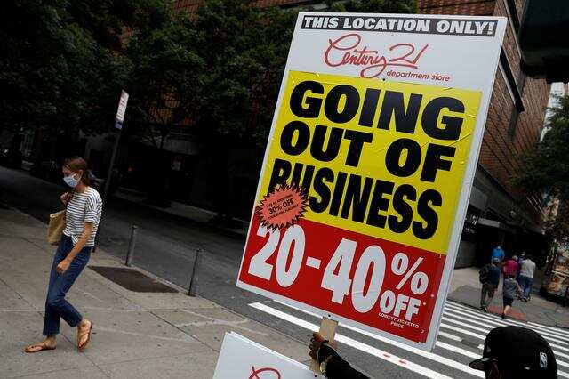 US: Recession hits small businesses, commercial bankruptcies up 33%