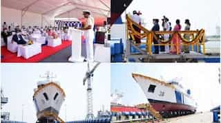 Chennai: Indian Coast Guard launches offshore patrol vessel 'Vigraha'