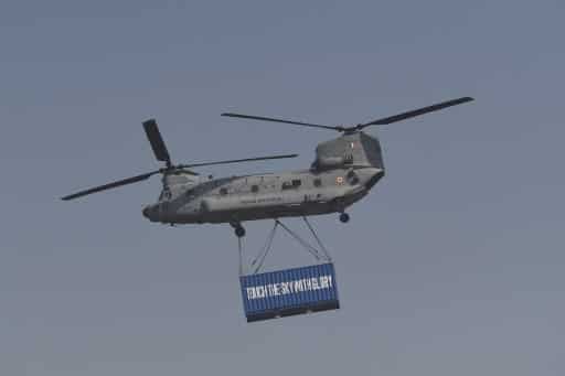 Indian Air Force Chinook helicopter