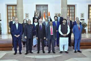 In first big engagement in Delhi, Dr Abdullah meets NSA Doval, briefs him about intra-Afghan talks