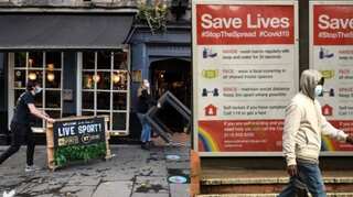 As Britain edges toward lockdowns, long-held grievances flare up