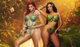 Bebe Rexha, Doja Cat impersonate Poison Ivy with sexy green outfits for new collaboration