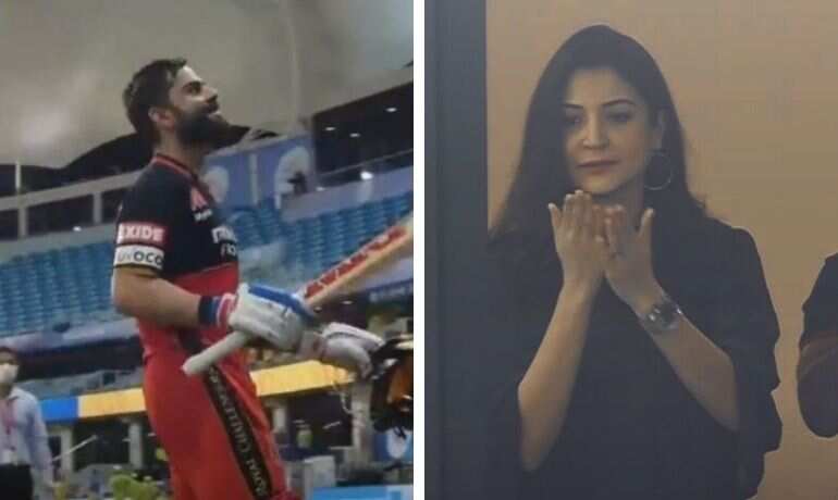 IPL 2020: Netizens can't stop gushing over Anushka Sharma-Virat Kohli's stadium romance