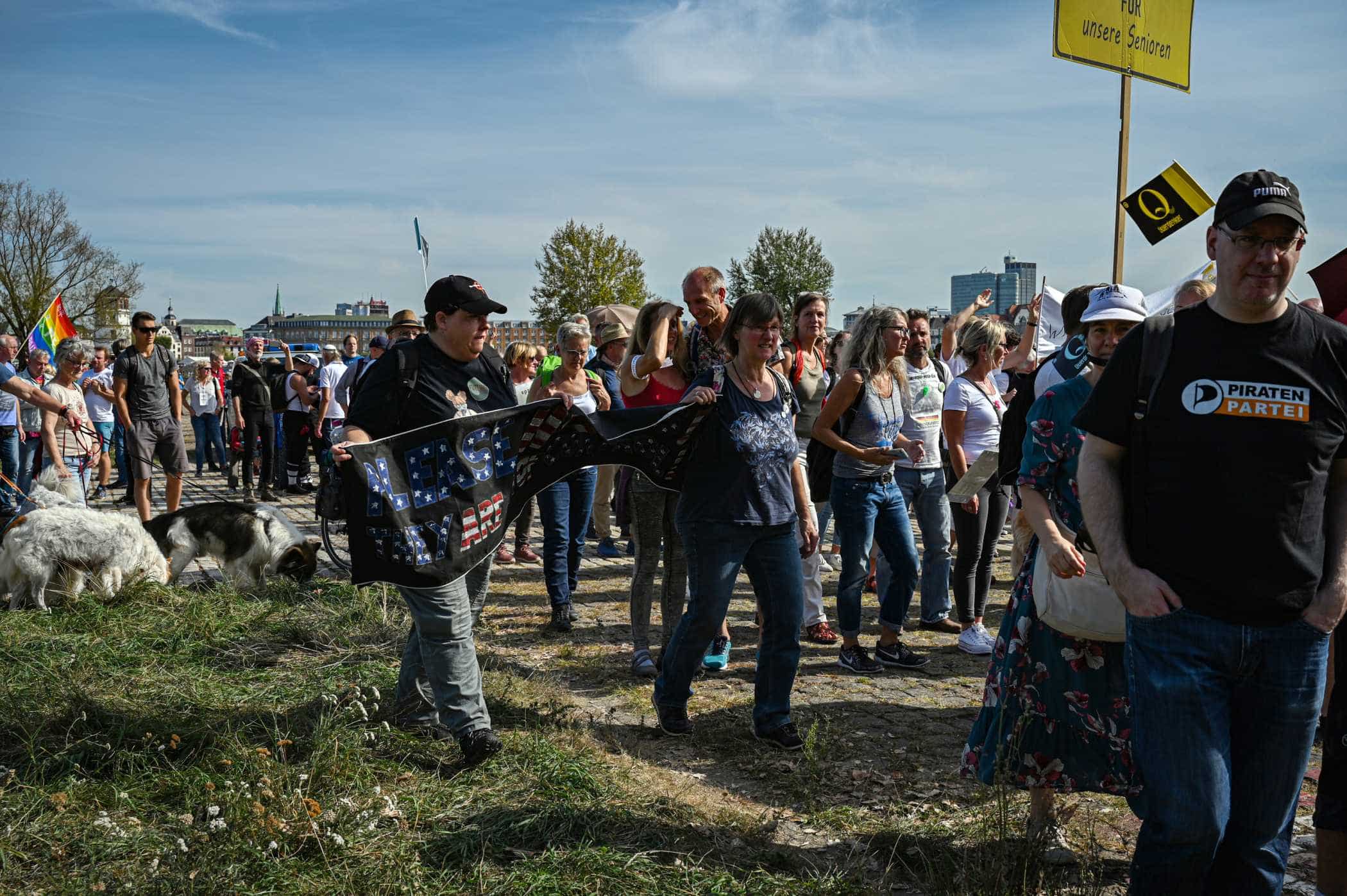 QAnon is thriving in Germany. The extreme right is delighted