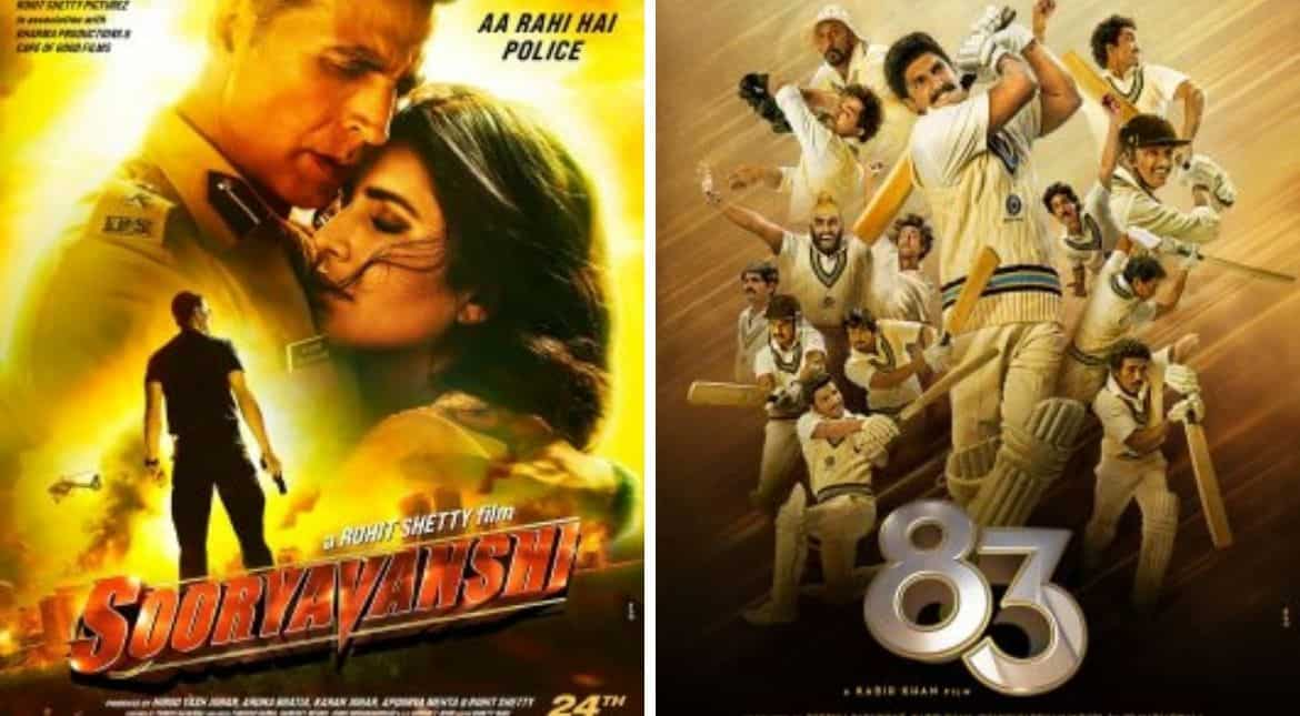 Akshay Kumar's 'Sooryavanshi', Ranveer Singh's '83' to release in first  quarter of 2021 - Entertainment News