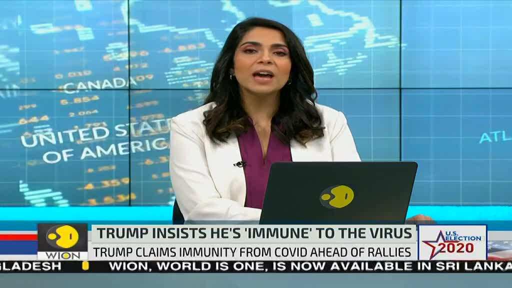 Donald Trump claims immunity from COVID-19 ahead of rallies