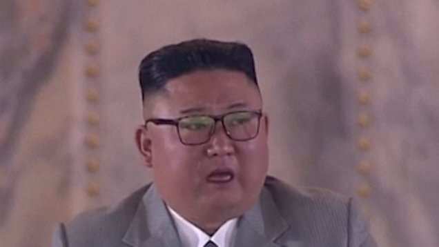 North Korea: Kim Jong-Un tears up during a rare display of emotion