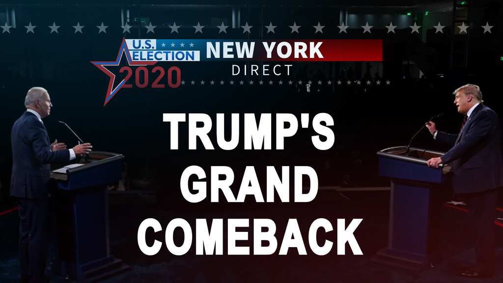 An 'immune' president returns to rallies | U.S. Election 2020 New York Direct