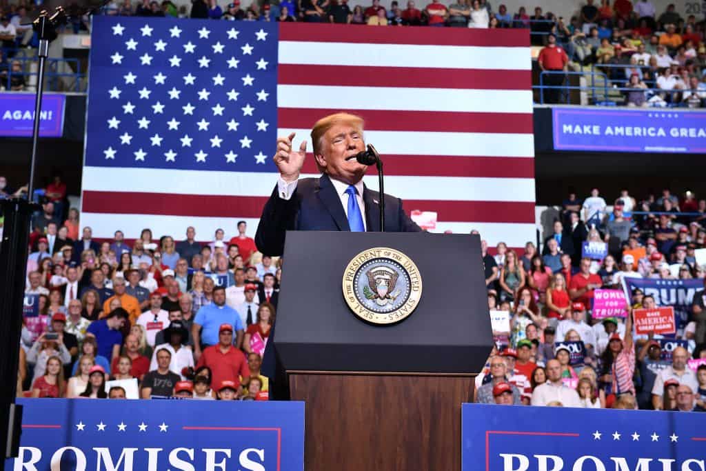 Trump holds support from Suburban women: Trump's Pennsylvania rally