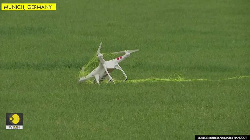Munich prison tests drone-catching net in bid to stop smuggling