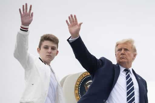 Trump's son Barron tests positive for COVID-19