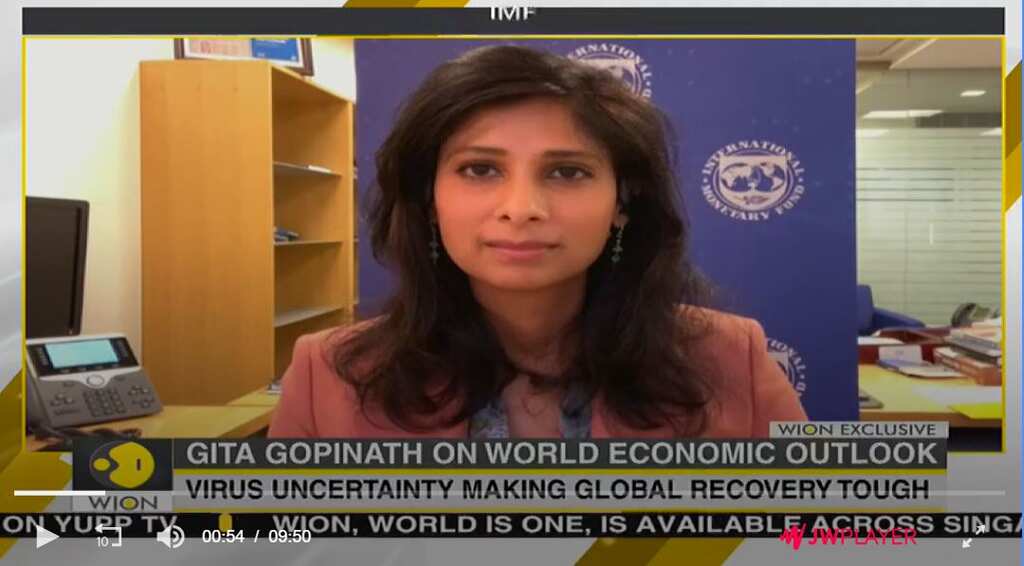 WION exclusive with IMF Chief Economist Gita Gopinath: COVID-19 impact on global economy