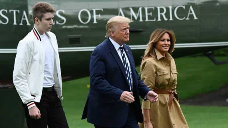 Melania Trump: Son Barron had coronavirus and is now negative