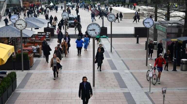 British economy suffers worst annual slump since the Great Frost of 1709