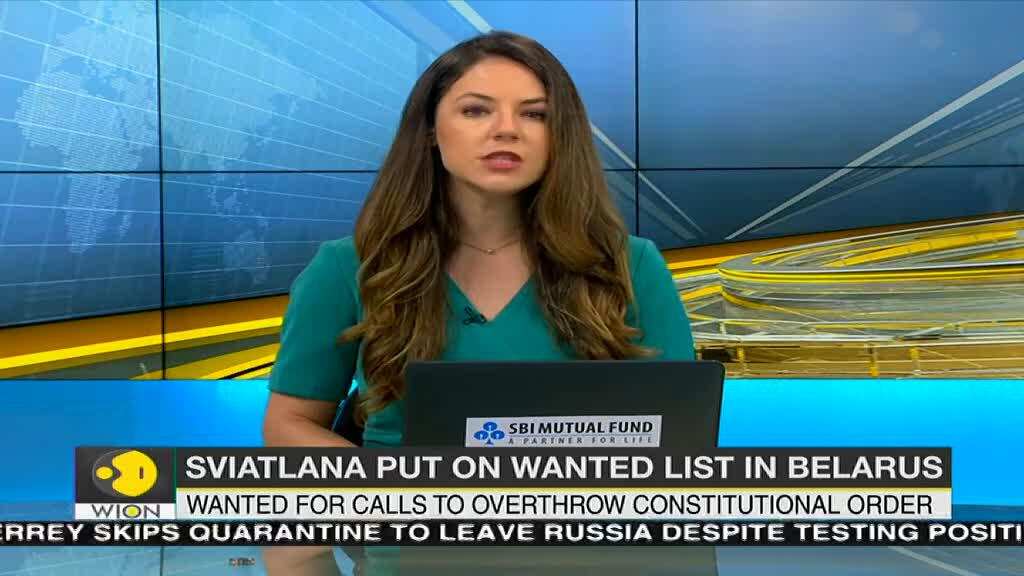 Belarus puts opposition leader Sviatlana on wanted list for making 'calls to overthrow constitutional order'