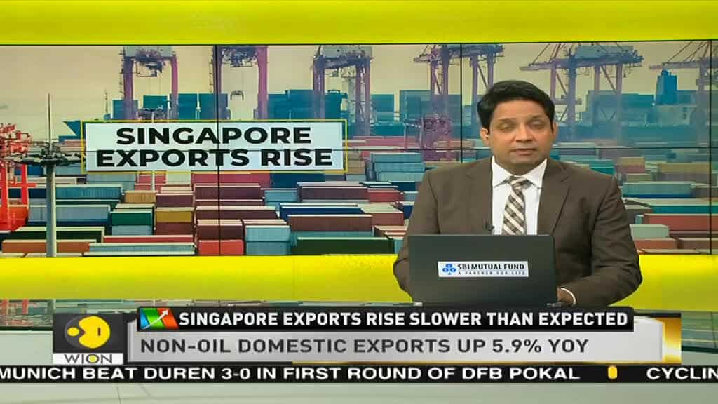 Singapore exports rise slower than expected: 10.8% rise in exports expected by economists