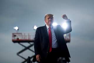 Democrats have nothing but disdain for your values, says Trump in Florida rally as crowd chants 'Lock up Bidens'