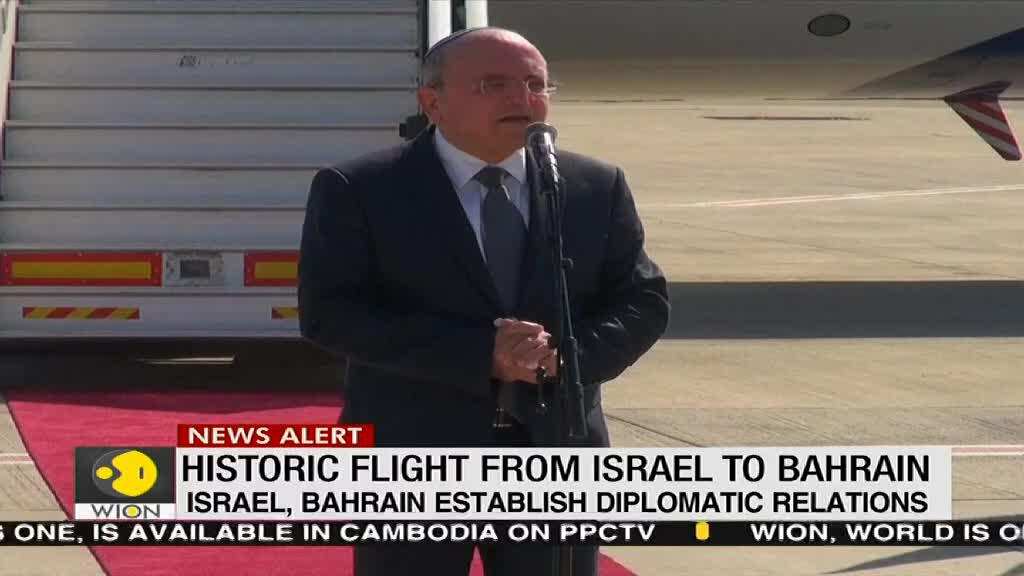 Historic flight from Israel to Bahrain; Ceremony to mark the formalisation of ties