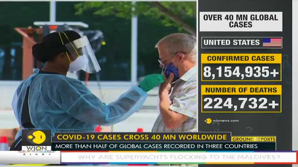 COVID-19 Update: 52% of global cases from US, India & Brazil