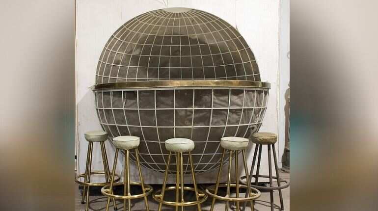 Adolf Hitler's globe-shaped bar is up for sale