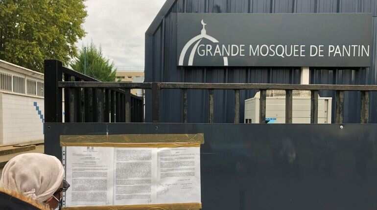 France shuts Paris mosque in crackdown after teacher's beheading