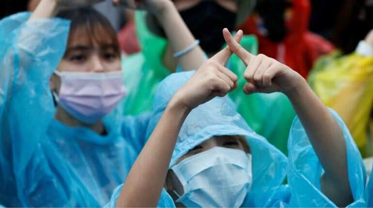 Hand signals only: How Thais are marshalling mass protests