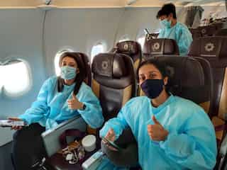 Women's T20 Challenge: From Smriti Mandhana to Mithali Raj, players arrive at UAE in full PPE kits