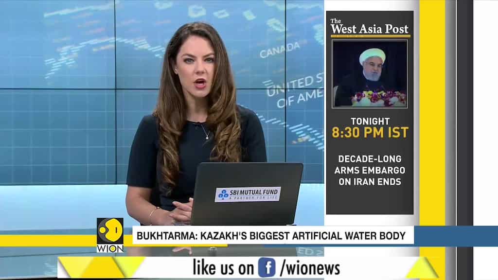 Bukhtarma Reservoir: Many risk their lives crossing the ice by car