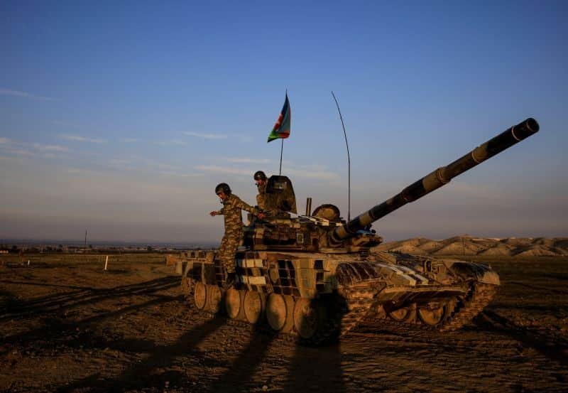 Azerbaijan troops enter first district ceded by Armenia
