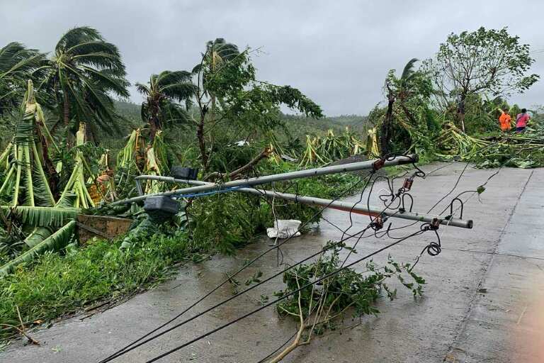 Typhoon Molave drenches Philippines, seven fishermen go missing
